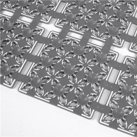 แผ่นกันลื่น HOME LIVING STYLE WAFFLE 40X66 ซม. สีเทา_2