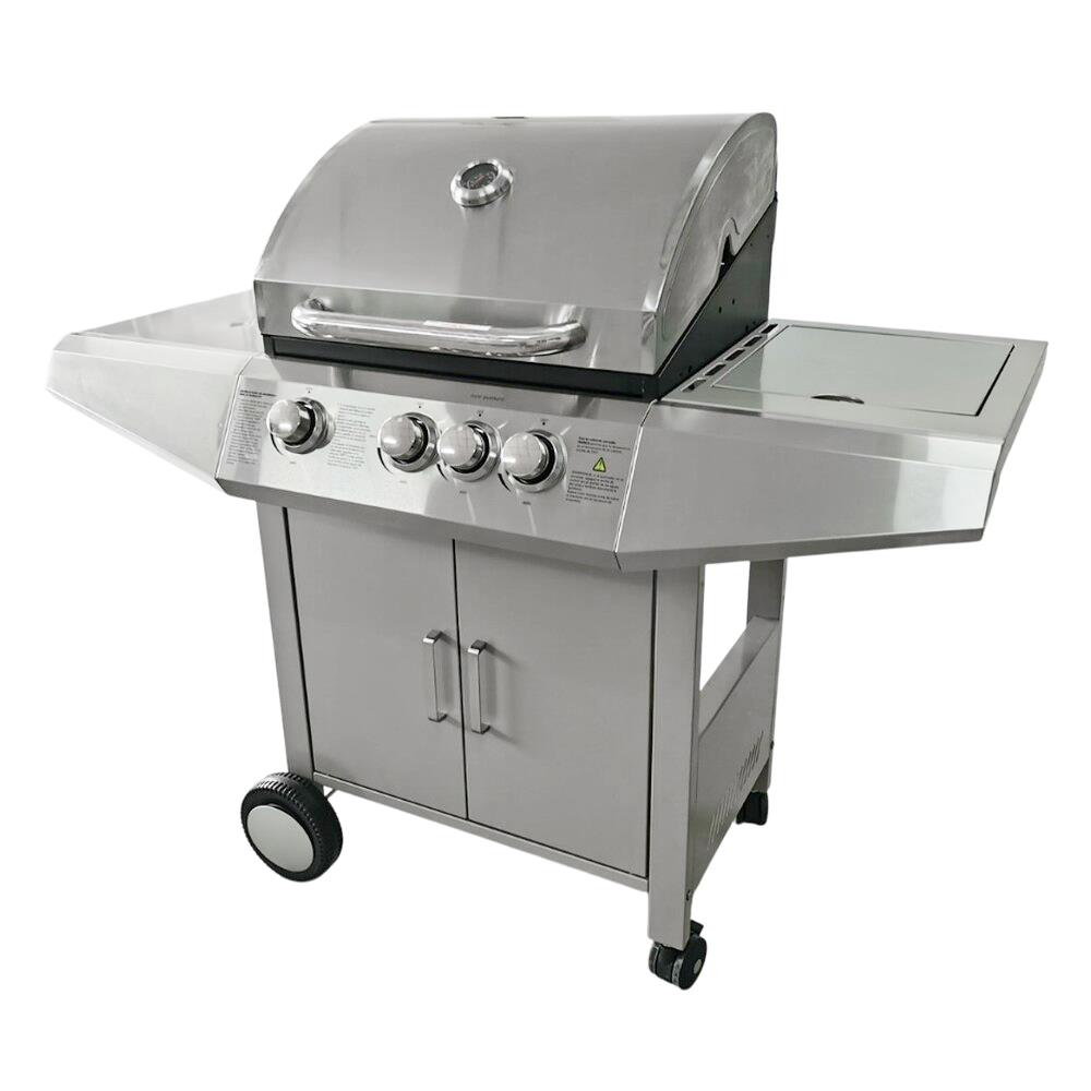 เตา BBQ แก๊ส 3 หัว และเตาด้านข้าง SPRING NOVAGRILL DELUXE