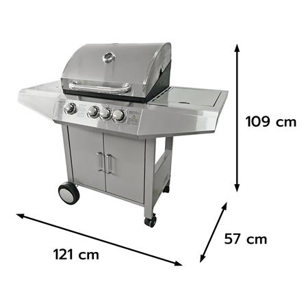 เตา BBQ แก๊ส 3 หัว และเตาด้านข้าง SPRING NOVAGRILL DELUXE_5