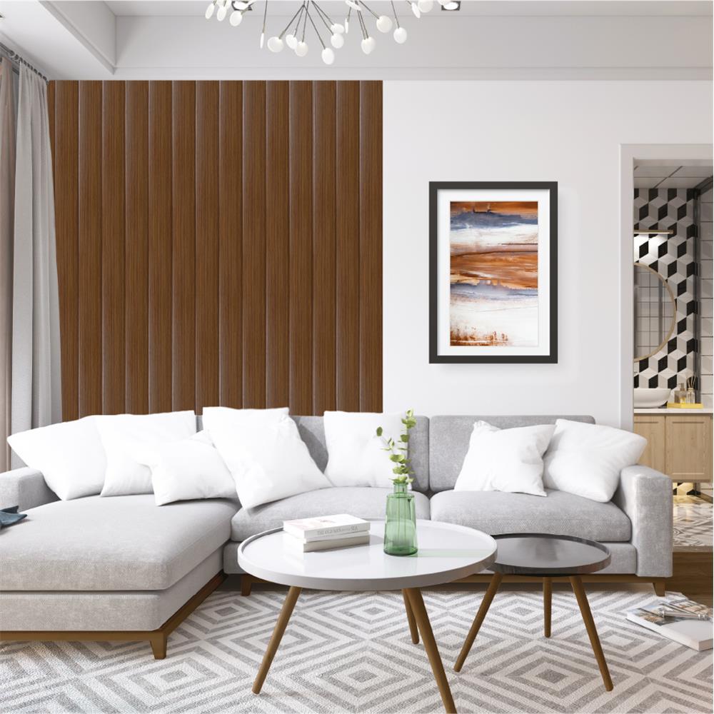 แผ่นผนัง PS LINEDEKOR DL005-24 11x0.8x300 ซม. สีโรสวู้ด