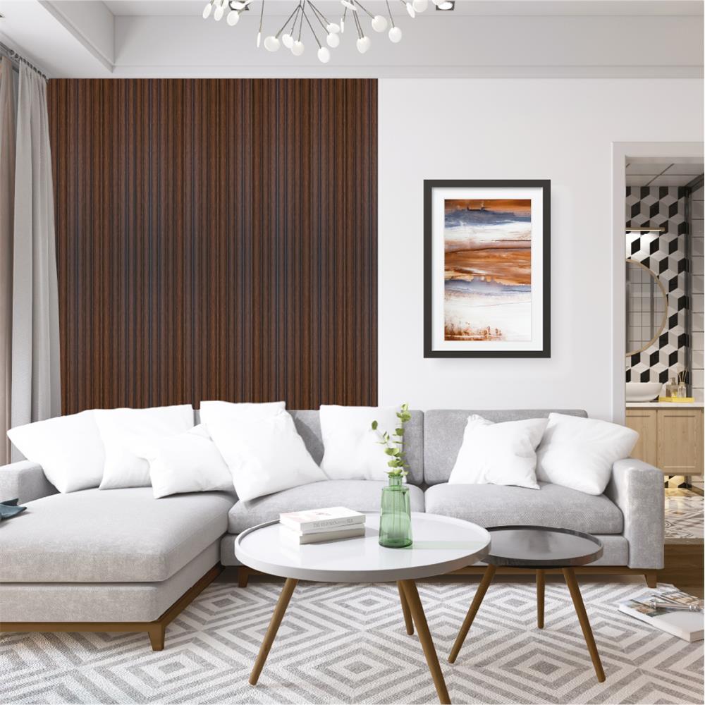 แผ่นผนัง PS LINEDEKOR DL003-12 12x1.2x300 ซม. สีโอ๊คเข้ม