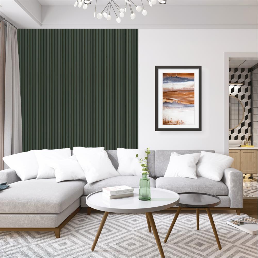 แผ่นผนัง PS LINEDEKOR DL003-30 12x1.2x300 ซม. สีเขียว