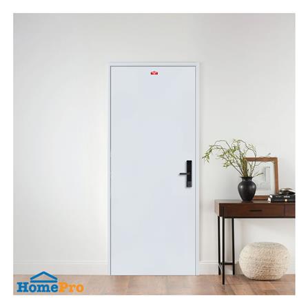 ประตูภายนอกเหล็ก เจาะลูกบิด PROFESSIONAL DOOR D2G 89.2x199.4 ซม. สีเทา_2