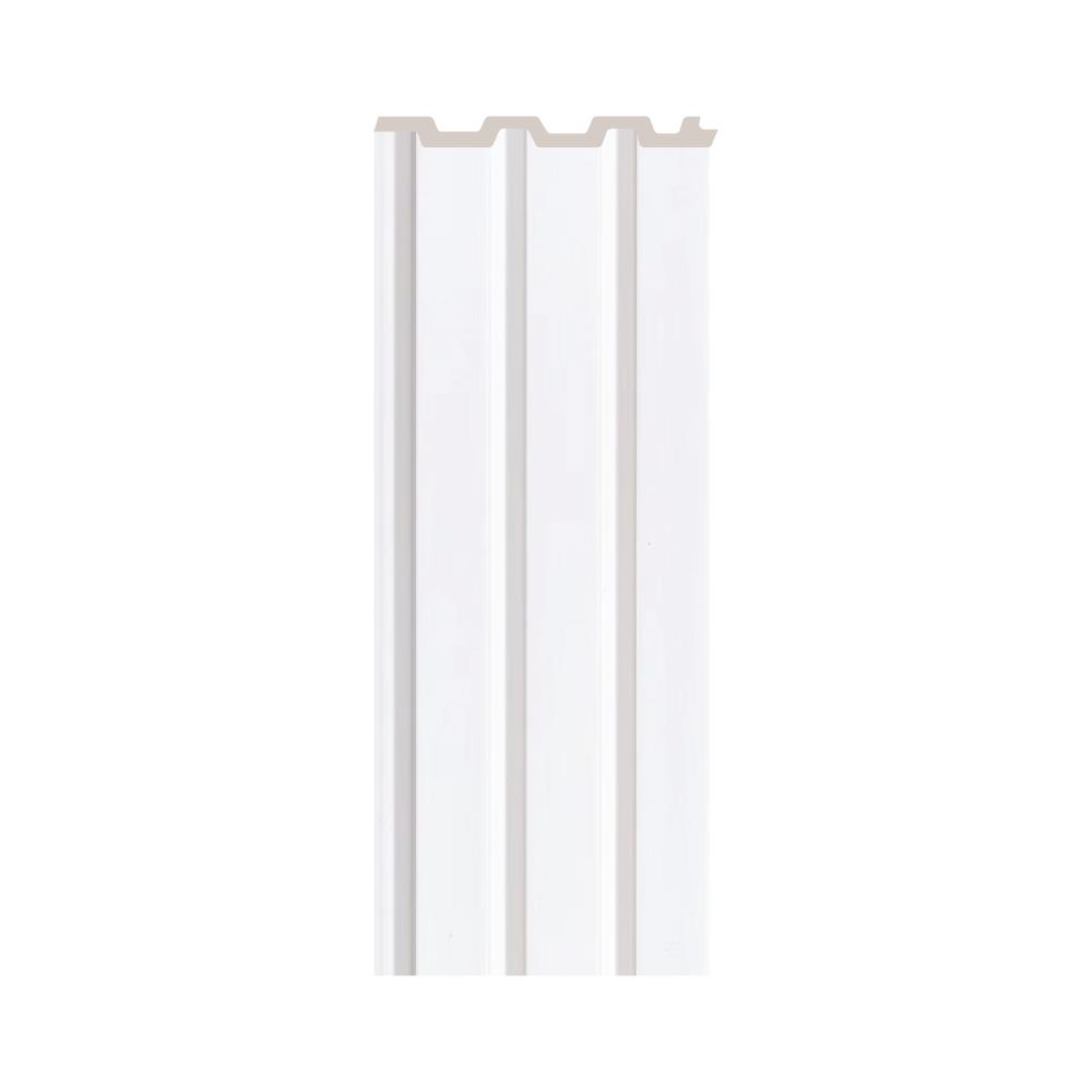 แผ่นผนัง PS LINEDEKOR DL001-18 12x1.2x300 ซม. สีขาว