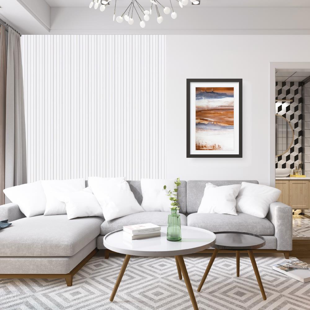 แผ่นผนัง PS LINEDEKOR DL001-18 12x1.2x300 ซม. สีขาว