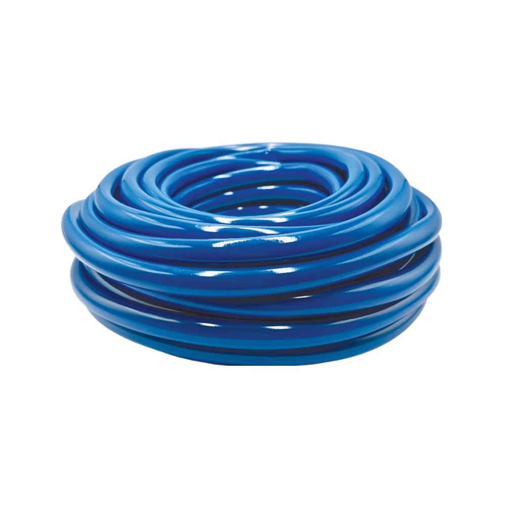 สายยางม้วนเด้ง 2 ชั้น SPRING 5/8 นิ้ว x 20 ม. สีฟ้า