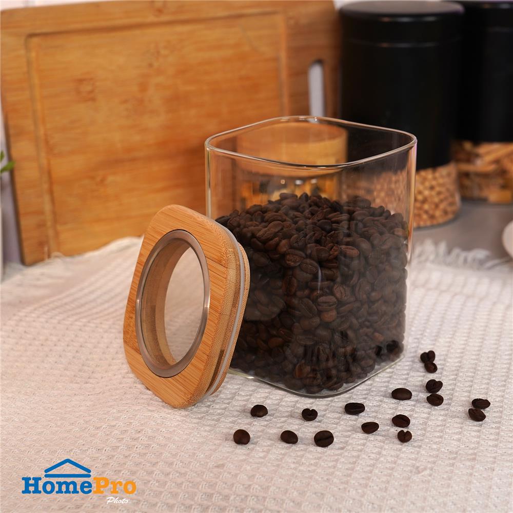 ขวดโหลแก้วโบโรซิลิเกตฝาดึง 950 มล. KECH CLAIRE