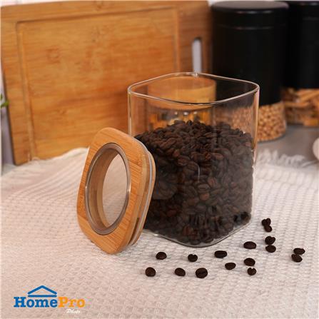 ขวดโหลแก้วโบโรซิลิเกตฝาดึง 950 มล. KECH CLAIRE_4