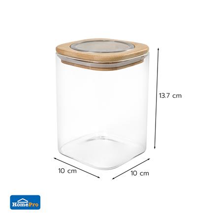 ขวดโหลแก้วโบโรซิลิเกตฝาดึง 950 มล. KECH CLAIRE_5