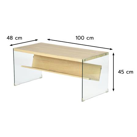 โต๊ะกลาง FURDINI GLOSS 100 ซม. สี NATURAL_5