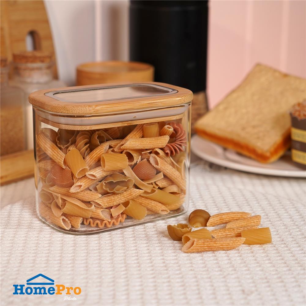 ขวดโหลแก้วโบโรซิลิเกตฝาดึง 560 มล. KECH CLAIRE