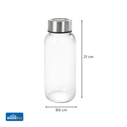 ขวดน้ำแก้วโบโรซิลิเกตฝาเกลียว 0.85 ลิตร KECH KATE_5