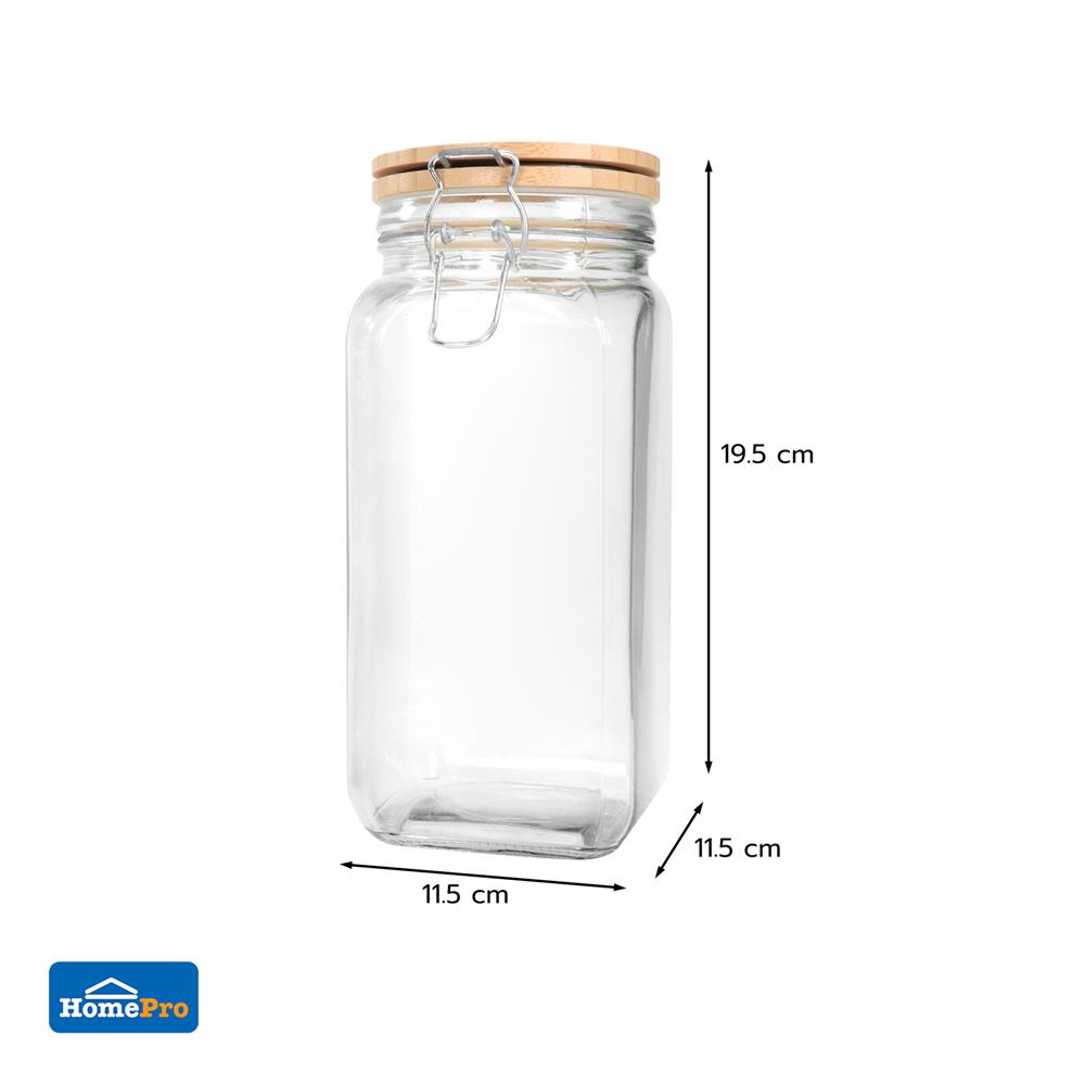 ขวดโหลแก้วฝาสปริง 1200 มล. KECH STICK