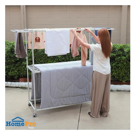 ราวตากผ้าอะลูมิเนียม มีปีกพับได้ 9 เส้น PLIM ALUFLEX 1.5 เมตร_6