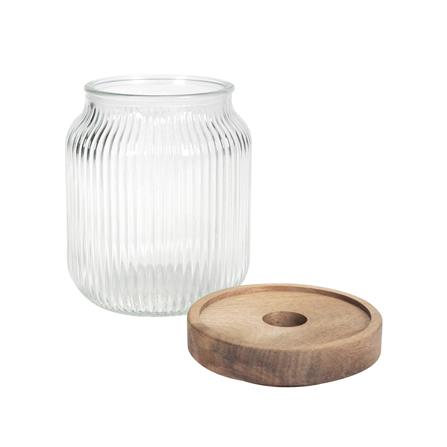 ขวดโหลแก้วฝาดึง 460 มล. KECH TIMBER_1