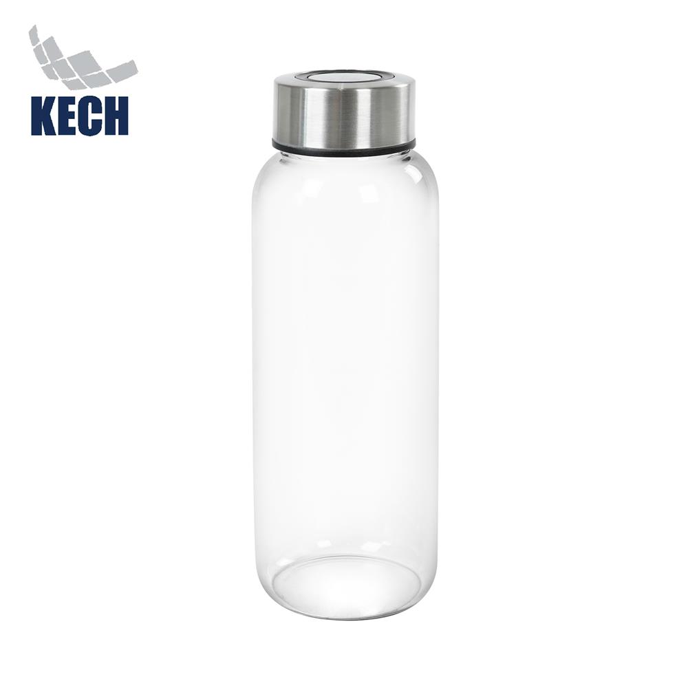 ขวดน้ำแก้วโบโรซิลิเกตฝาเกลียว 1 ลิตร KECH KATE
