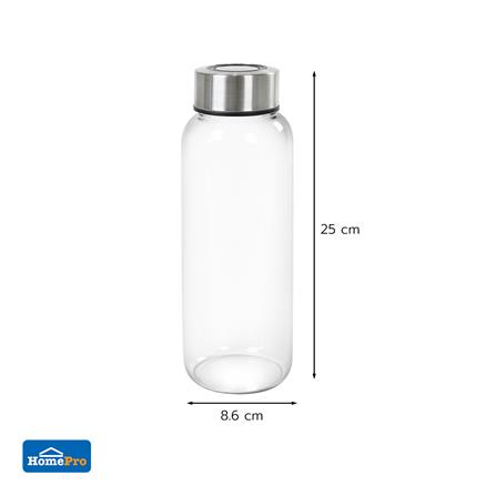 ขวดน้ำแก้วโบโรซิลิเกตฝาเกลียว 1 ลิตร KECH KATE_5