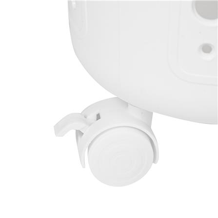 ตะกร้าผ้าเหลี่ยมมีล้อ 2 ชั้น PLIM OLIS สีขาว_4