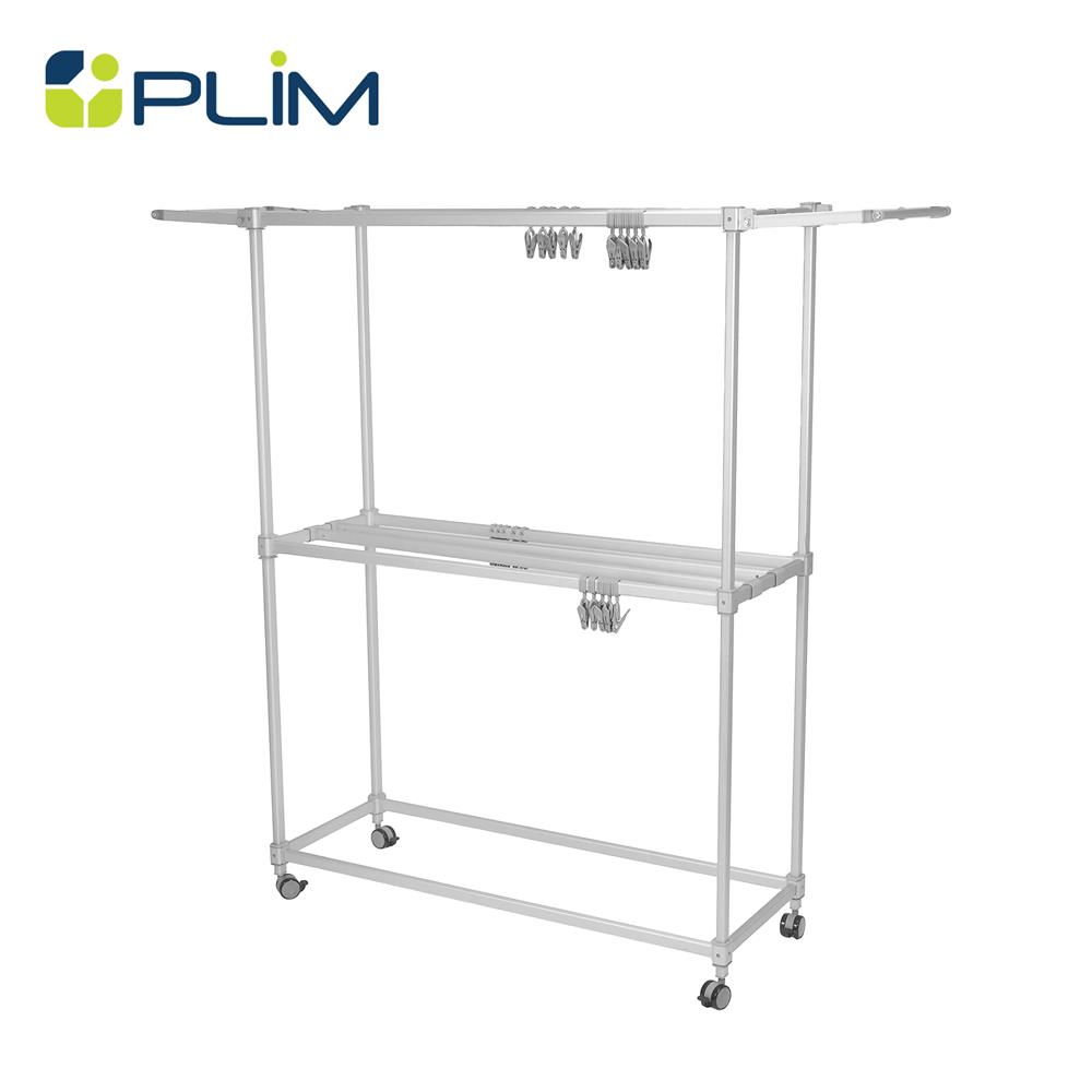 ราวตากผ้าอะลูมิเนียม มีปีกพับได้ 7 เส้น PLIM ALUFLEX 1.2 เมตร_0