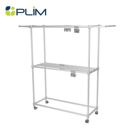 ราวตากผ้าอะลูมิเนียม มีปีกพับได้ 7 เส้น PLIM ALUFLEX 1.2 เมตร_1