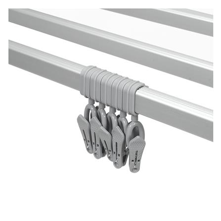 ราวตากผ้าอะลูมิเนียม มีปีกพับได้ 7 เส้น PLIM ALUFLEX 1.2 เมตร_5