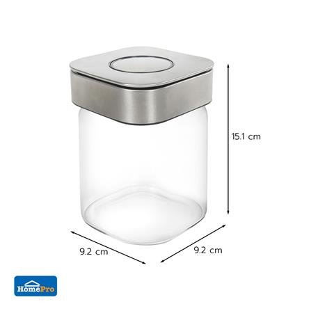 ขวดโหลแก้วโบโรซิลิเกตฝากด 800 มล. KECH GRACE_5