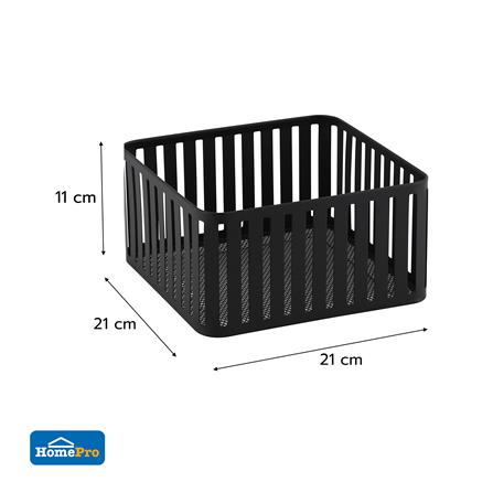 ตะกร้าผลไม้เหลี่ยม KECH MIDNIGHT 21 ซม._3