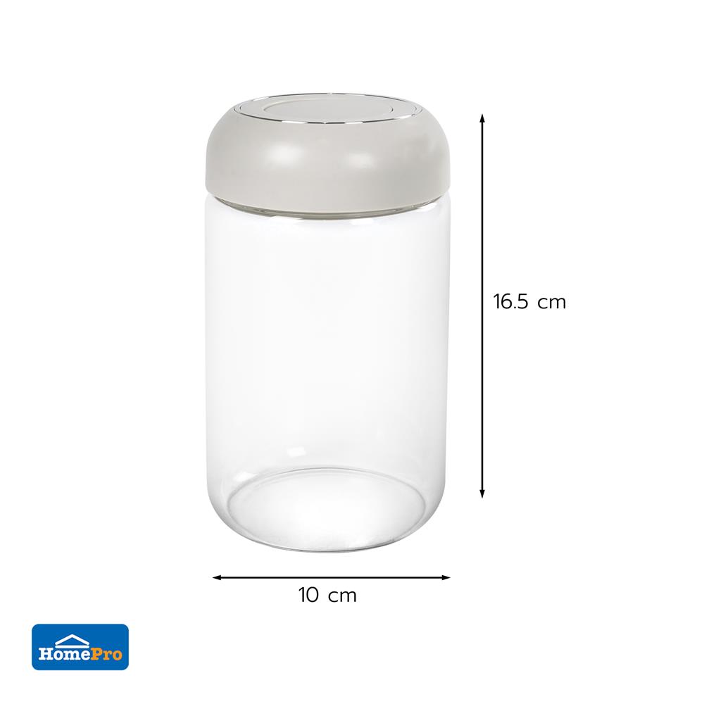 ขวดโหลแก้วโบโรซิลิเกตฝากด 850 มล. KECH JOLIE