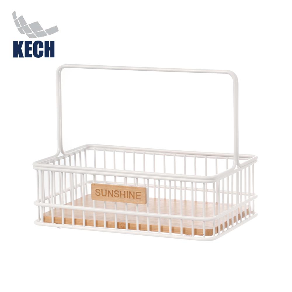 ตะกร้าผลไม้เหลี่ยม KECH SUNSHINE 15.7x24 ซม.