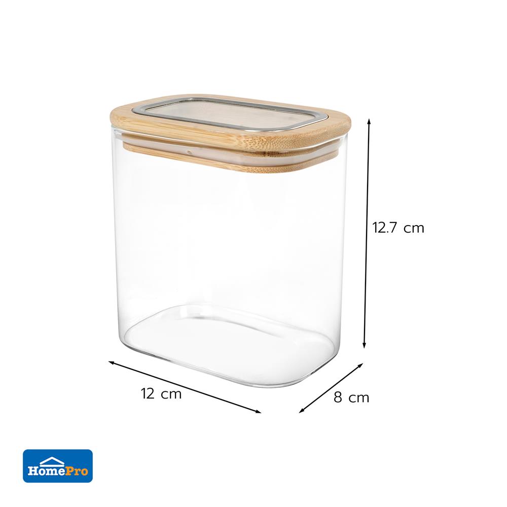 ขวดโหลแก้วโบโรซิลิเกตฝาดึง 790 มล. KECH CLAIRE