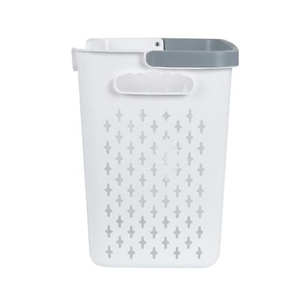 ตะกร้าผ้าเหลี่ยมสูงหูหิ้ว PLIM OLAV SIZE M สีขาว_2