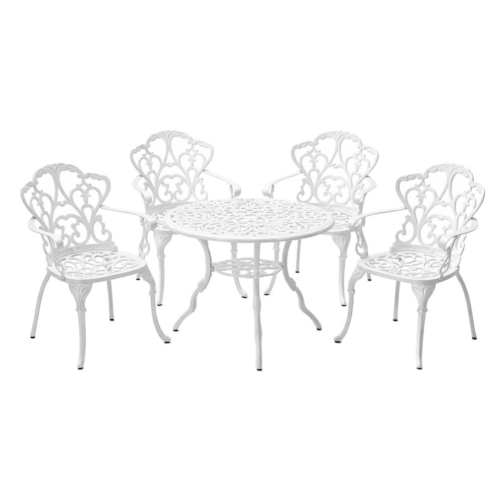 ชุดสนามอัลลอย 4 ที่นั่ง SPRING HISTORIA สีขาว