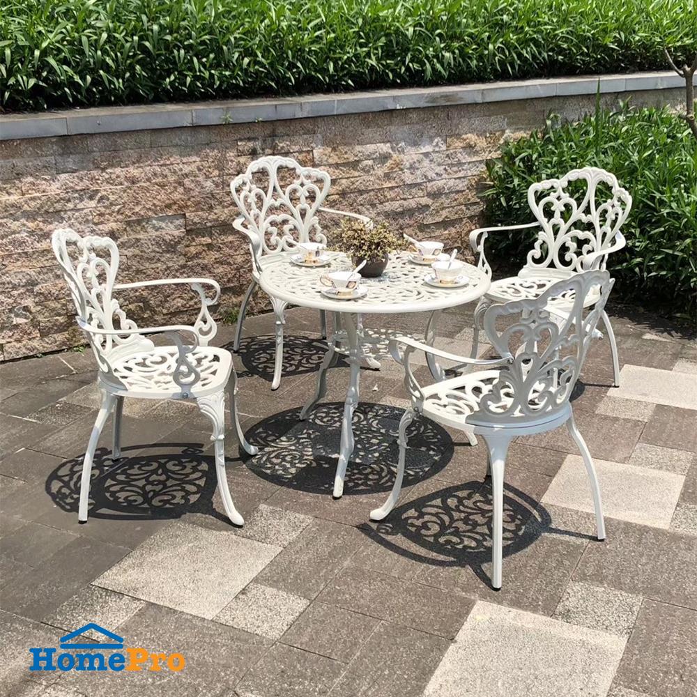 ชุดสนามอัลลอย 4 ที่นั่ง SPRING HISTORIA สีขาว