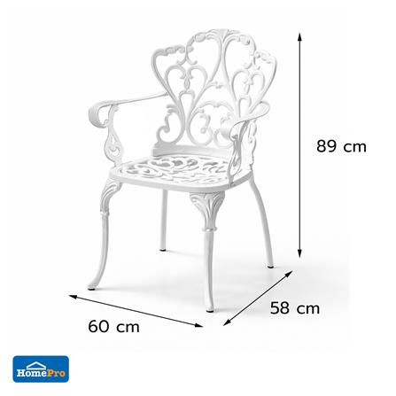 ชุดสนามอัลลอย 4 ที่นั่ง SPRING HISTORIA สีขาว_11