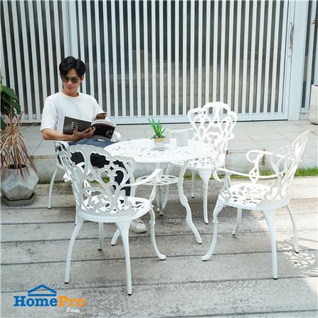 ชุดสนามอัลลอย 4 ที่นั่ง SPRING HISTORIA สีขาว_6