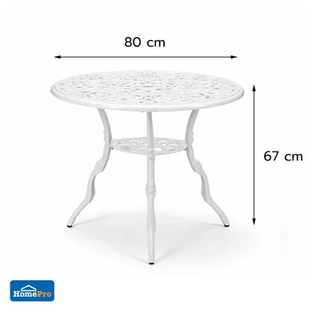 ชุดสนามอัลลอย 4 ที่นั่ง SPRING HISTORIA สีขาว_10