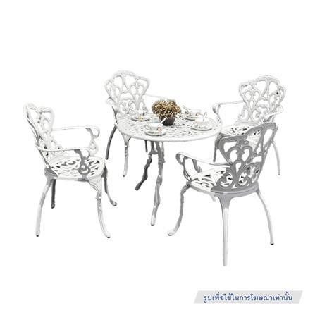 ชุดสนามอัลลอย 4 ที่นั่ง SPRING HISTORIA สีขาว_0