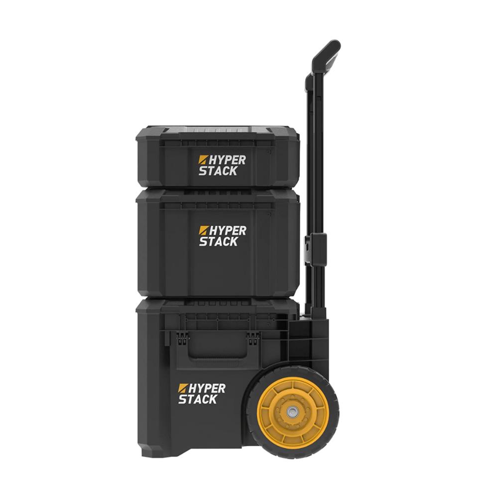 ชุดกล่องเครื่องมือล้อลาก 3 ชิ้น CAT DA41005 สีดำ/เหลือง