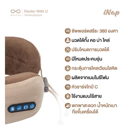 ชุดเครื่องนวดคอและเครื่องนวดเท้าไฟฟ้า RESTER INAP+ISTEPP E-8099_7