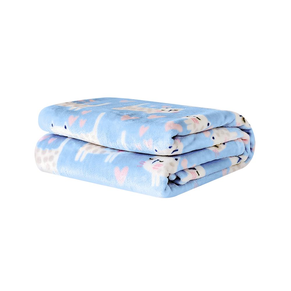 ผ้าห่ม SNAZZ NEKO 50x60 นิ้ว สี BLUE_1