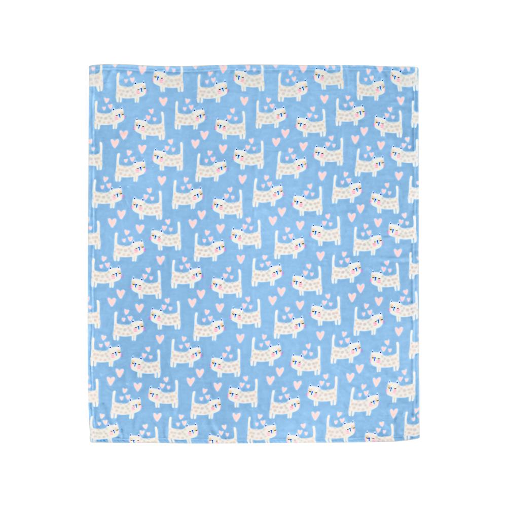 ผ้าห่ม SNAZZ NEKO 50x60 นิ้ว สี BLUE