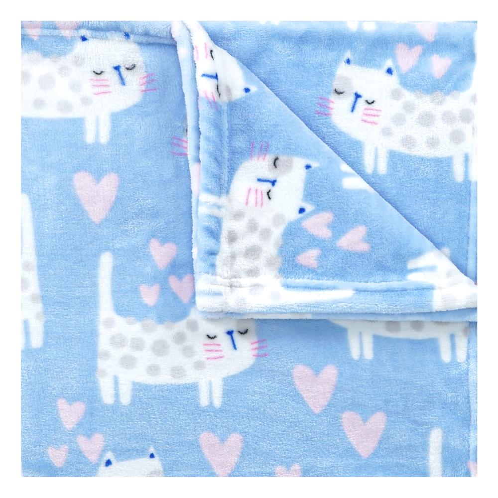 ผ้าห่ม SNAZZ NEKO 50x60 นิ้ว สี BLUE