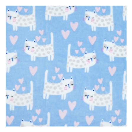 ผ้าห่ม SNAZZ NEKO 50x60 นิ้ว สี BLUE_4