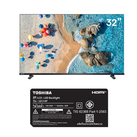 ทีวีแอลอีดี 32 นิ้ว TOSHIBA (HD, LED, VIDAA) 32E31RP_10