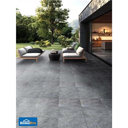 กระเบื้องพื้นพอร์ซเลน 16x16 นิ้ว COTTO เทรย์ เทา PM 0.96 ตร.ม._3