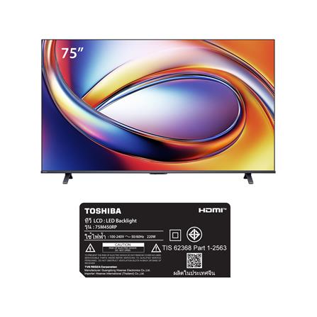 ทีวีคิวแอลอีดี 75 นิ้ว TOSHIBA (4K, QLED, VIDAA) 75M450RP_6
