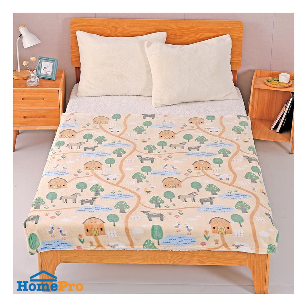 ผ้าห่ม SNAZZ LITTLE FARM 50x60 นิ้ว สี BROWN