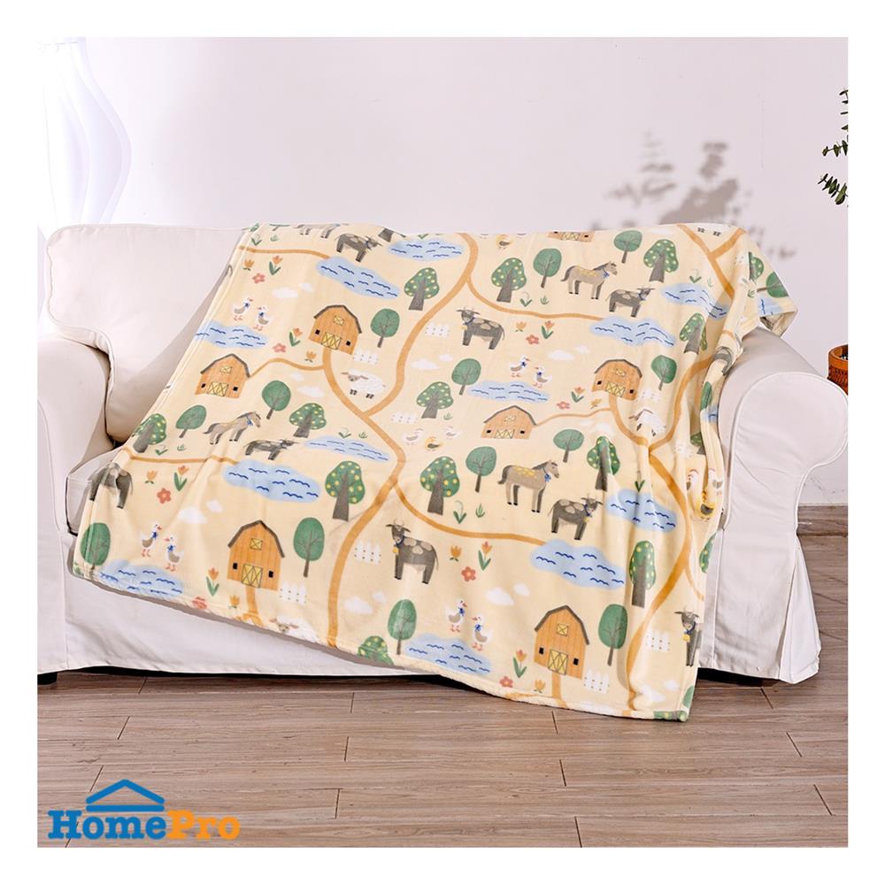 ผ้าห่ม SNAZZ LITTLE FARM 50x60 นิ้ว สี BROWN