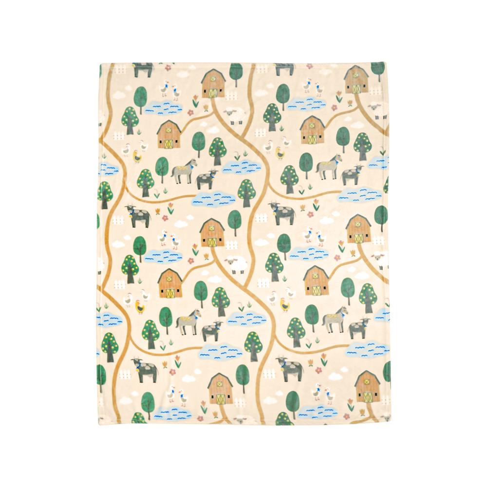 ผ้าห่ม SNAZZ LITTLE FARM 50x60 นิ้ว สี BROWN