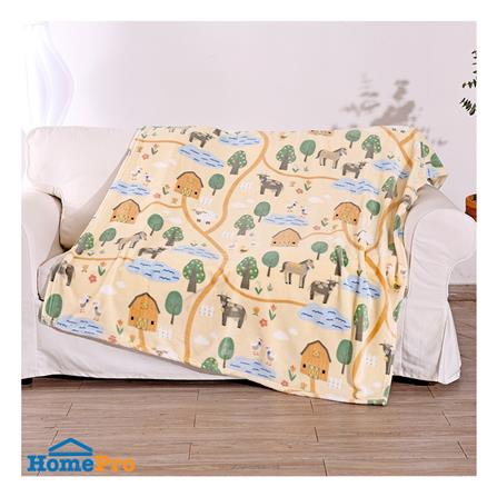 ผ้าห่ม SNAZZ LITTLE FARM 50x60 นิ้ว สี BROWN_7